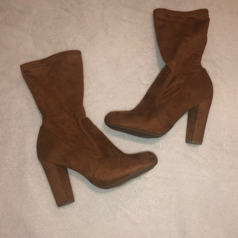 Light Brown Boots (Heels)